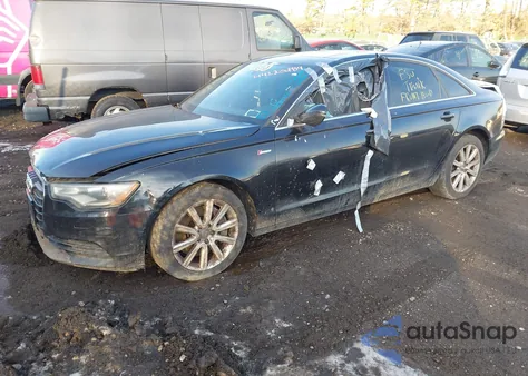 2013 Audi A6 3.0T Premium from USA, damaged, VIN WAUGGAFC0DN062439